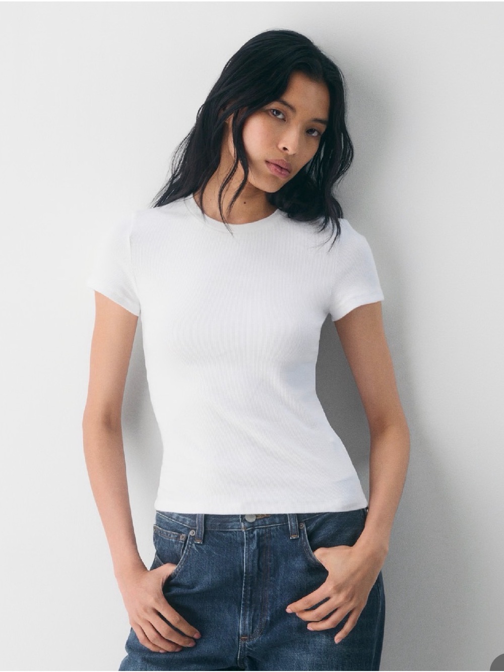 HomeStretch™ Rib Tune T-Shirt
- White